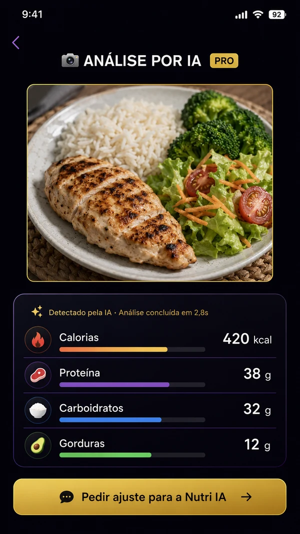 Análise nutricional por foto com IA